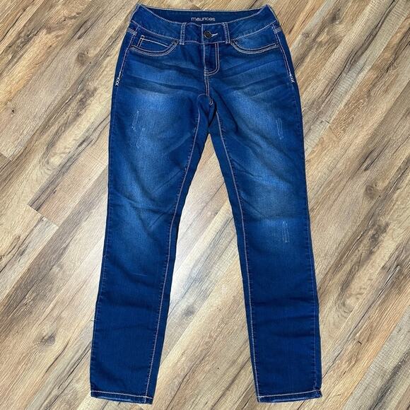 Maurice's Blue‎ Jean Stretchy Jeggings Size Small Regular - Picture 1 of 7
